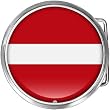 Latvia Flag Belt Buckle