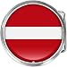Latvia Flag Belt Buckle