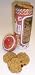 Gourmet Food : Scott's Cakes 1 lb. Oatmeal Raisin Cookies in a Christmas Gingerbread Canister