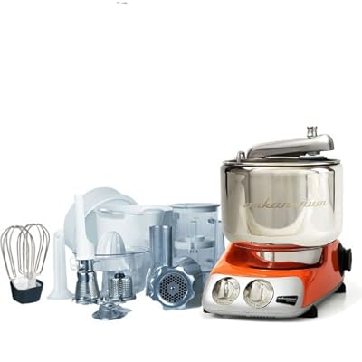 Ankarsrum Original AKM 6290 Pure Orange Stand Mixer Deluxe Package