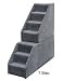 Extra Tall Mini-Width Pet Steps : Color BROWN : Size 8 STEP