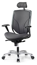 MaiChair High Back Chair with Adjustable Arms, Taupe