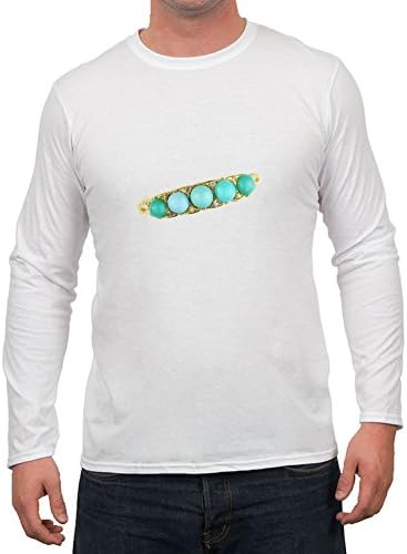 Men Half Ring Designed White Style Personality Deepheather Large Long Sleeves