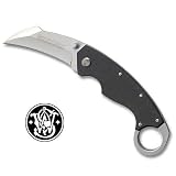 Search : Smith & Wesson - Extreme OPS Karambit, Black G10 Handle, Plain