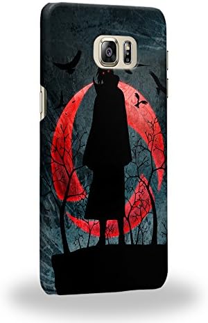 Case88 Premium Designs Naruto Uchiha Itachi Protective Snap-on Hard Back Case Cover for Samsung Galaxy S6 Edge Plus (Not Normal S6 Edge !)