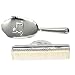Elegant Baby Rocking Horse Comb and Brush Set - Silver Plated