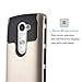 LG C40 Case, LG Leon Case,Heng Tech for LG C40 High Impact 2in1 Hybrid Armor Case, Heavy Duty Dual Layer (outer Hard + inside Soft TPU) Cover Case for LG Leon / Tribute 2 (Gold+Black)