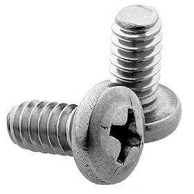 Stainless Steel 18-8 Pan Head Phillips Machine Screw 2-56