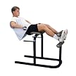 Back and Abdominal Exercise Bench - Gray