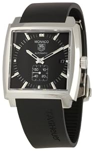 Tag Heuer Monaco Black Mens Watch WW2110.FT6005
