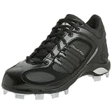 adidas Men's Diamond King TPU Mid Baseball Cleat,Black/Black/Silver,9 M