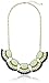 Amazon Collection Fan Shaped Station Statement Necklace, 22