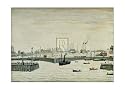 The Harbour Art Poster Print by Laurence Stephen Lowry, 16x12
