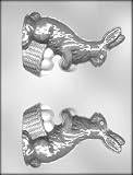 CK Products 6-Inch 3-D Bunny with Eggs Basket Chocolate Mold