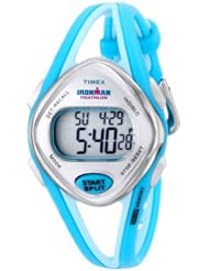 Timex Womans T5K785 Ironman Sleek 50-Lap Turquoise Resin Strap Watch