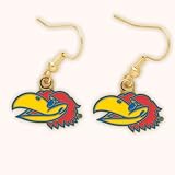 Kansas Jayhawks Official Logo Earrings
