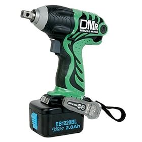 Hitachi WR12DMR 1/2-Inch 12-Volt Ni-Cad Cordless Impact Wrench