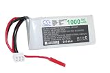 Produkt-Bild: RC Modellbau AKKU Li-Polymer LiPo 1000mAh 7.4V f&uuml;r diverse Racing Cars, Helikopter, Flugzeuge und Modellboote etc.