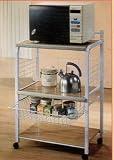 BEAUTIFUL NEW KITCHEN SHELF ON WHEELS IN WHITE