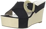 Nine West Women’s Elysa Wedge Sandal,Black,8 M US