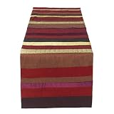 Global Home Red Pieced Table Runner