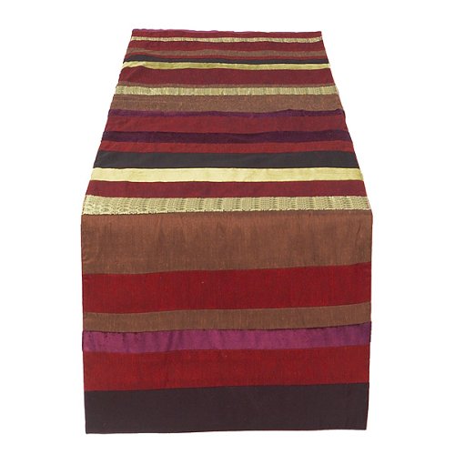 Global Home Red Pieced Table Runner