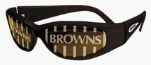 Click here to buy Cleveland Browns Titan Sunglasses (Black Matte) by Jax.