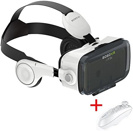 Xiaozhai Bobovr z4 VR 3D Glasses Virtual Reality Headset VR Box 120 Degrees FOV 3D Movie Video Game for Iphone 6 6s plus Samsung Galaxy S6 4.0-6.0 inches Smartphone with Bluetooth Remote Control