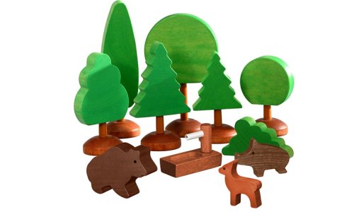 Childrens Toyshop  Toys : Woody Click 0104 - Farm Forest