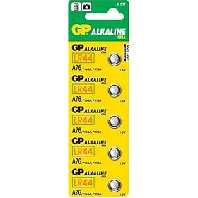 GP A76 1.5V Coin Cell Battery 5 PACK