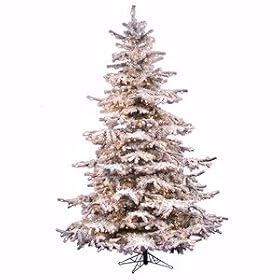 Flocked Sierra Fir Tree - 7.5'