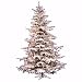Flocked Sierra Fir Tree - 7.5'