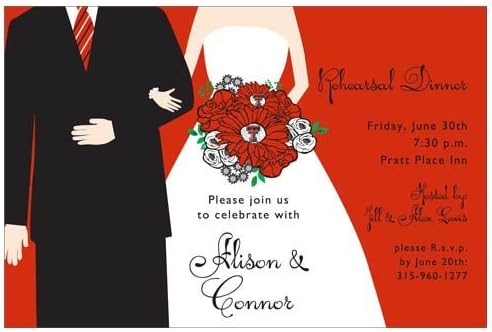 Texas Tech Newlywed Invitations 25ct