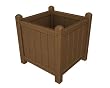 16" Recycled Earth-Friendly Outdoor Garden Flower Planter - Raw Sienna