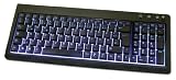 Keysonic - KSK-6001 UELX - Clavier Gamer avec rétro-éclairage - Bleu