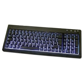 Keysonic - KSK-6001 UELX - Clavier Gamer avec r�tro-�clairage - Bleu