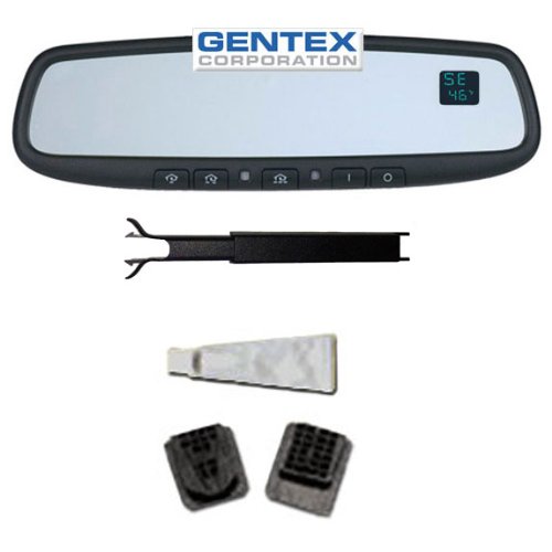 GENTEX GENK50A Auto Dimming Mirror w/HOMELINK COMPASS TEMPERATURE & MITO Harness