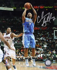 Chauncey Billups Autographed Denver Nuggets 8x10 Photo
