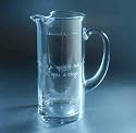 Pimms & Lemonade Glass Jug with measure lines