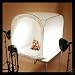 Ministudio Fotozelt Lichtzelt Lichtw�rfel 80x80x80cm mit 4 Hintergrund