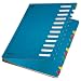 Esselte Leitz 59120035 Deskorganizer Color 1-12, 12 F�cher, Karton, blau