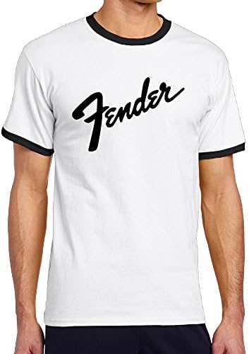Mens Fender Crew Neck Ringer Tees
