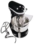 KitchenAid KP26M1XLC Professional 600 Series 6-Quart Stand Mixer, Licorice