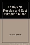 Essays on Russian and East European music