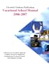 Chronicle Vocational School Manual 2006-2007: A Directory of Accredited, Approved, Certified, Licensed or Registered Vocational and Technical Schools ... (Career College & Technology School Databook)