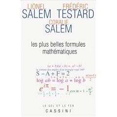 Les plus belles formules math�matiques