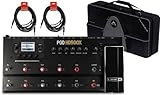 Line 6 POD HD500X Guitar Multi-Effects Processor w/DLX Pedal Bag and (2) 18.6' Guitar Cables Line 6 POD HD500X Guitar Multi-Effects Processor w/DLX Pedal Bag and (2) 18.6' Guitar Cables
