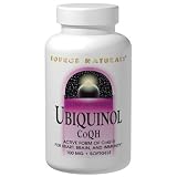 Ubiquinol CoQH Coenzyme Q10 100mg 90 SoftGels - By Source Naturals