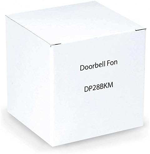 DoorBell Fon DP28 Door Answering System, M&S Mount, Black (DP28-BKM)