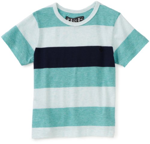 Volcom Boys 2-7 Transmit Crew Neck Little Youth Tee, Aqua, 4T